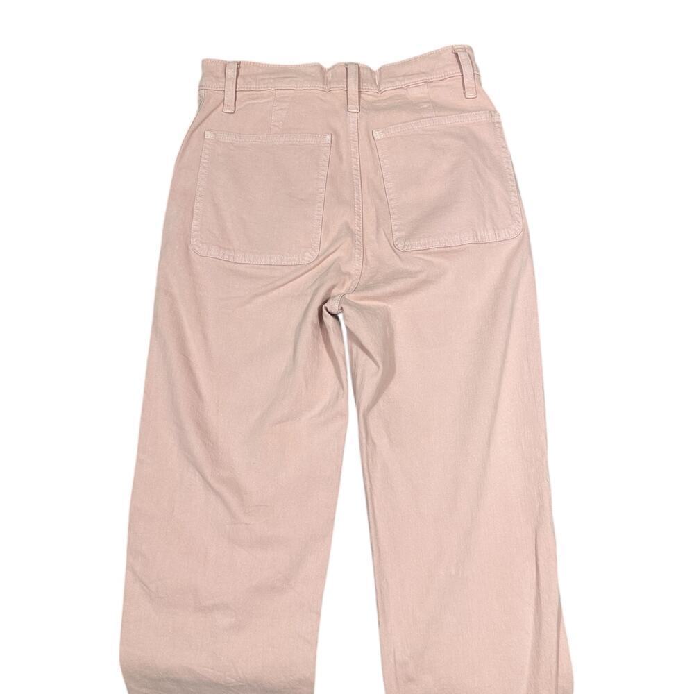 Madewell Pink Wide-Leg Pants with Lace Hem Size 25 - Picture 3 of 8